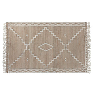 Carpet Home ESPRIT White Natural Boho 160 x 230 x 1 cm-0