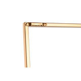 Wall Decoration Home ESPRIT Golden Natural 50 x 2 x 100 cm (2 Pieces)-1