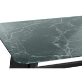 Dining Table Home ESPRIT Black Green Metal Tempered Glass 200 x 100 x 76 cm-6