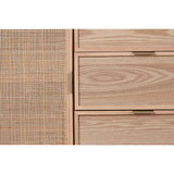 Sideboard Home ESPRIT Rattan Fir 136 x 38 x 80 cm-11