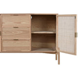 Sideboard Home ESPRIT Rattan Fir 136 x 38 x 80 cm-8