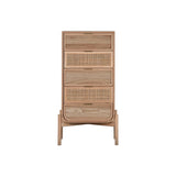 Chest of drawers Home ESPRIT Rattan Fir Tropical 52 x 35 x 100 cm-1