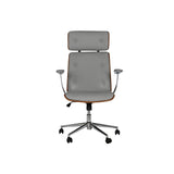 Office Chair with Headrest Home ESPRIT Beige Ivory-6