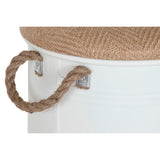 Decorative box Home ESPRIT White Polyurethane Metal Fibre Urban (3 Pieces)-2