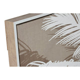 Painting Home ESPRIT White Beige Palms Mediterranean 83 x 4 x 123 cm (2 Units)-3