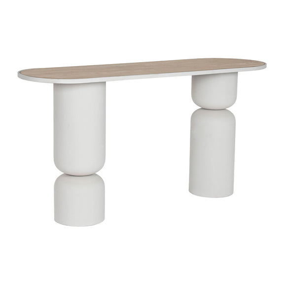 Console Home ESPRIT White Metal MDF Wood 150 x 45 x 77 cm-0