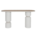 Console Home ESPRIT White Metal MDF Wood 150 x 45 x 77 cm-1