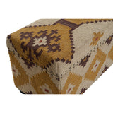 Chest Home ESPRIT Beige Mustard Cotton 120 x 40 x 45 cm-5