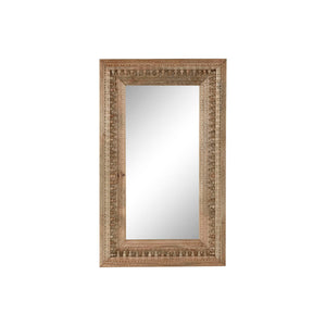 Wall mirror Home ESPRIT Natural 90 X 4 X 150 cm-0