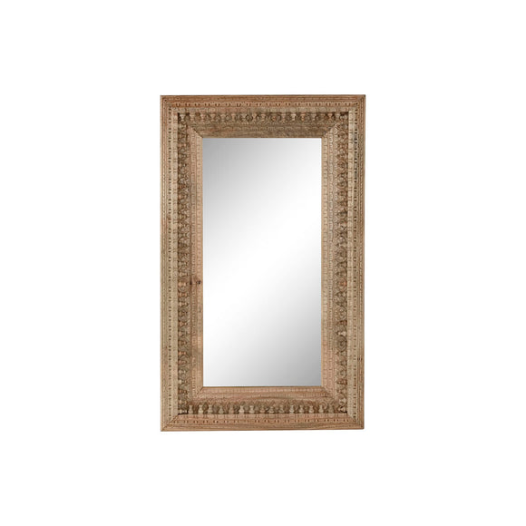 Wall mirror Home ESPRIT Natural 90 X 4 X 150 cm-0