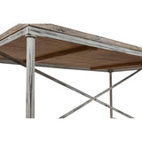 Dining Table Home ESPRIT White Iron Mango wood 160 X 90 X 80 cm-3