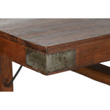 Folding Table Home ESPRIT Natural Recycled Wood 240 x 90 x 77 cm-5