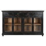 Sideboard Home ESPRIT Black Mango wood 160 x 40 x 100 cm-1