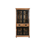 Display Stand Home ESPRIT Black Natural Iron Mango wood 100 X 40 X 200 cm-1