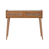 Console Home ESPRIT Brown Acacia MDF Wood 90 x 34 x 73 cm-1