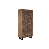 Cupboard Home ESPRIT Teak Coconut Fibre 85 X 40 X 185 cm-0