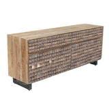 Sideboard Home ESPRIT Teak Coconut Fibre 200 X 45 X 80 cm-1
