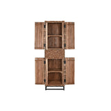 Cupboard Home ESPRIT Teak 50 X 45 X 180 cm-8