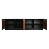 TV furniture Home ESPRIT Brown Black 161,2 X 40 X 45,5 cm-7