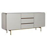 Sideboard Home ESPRIT White Brown Golden Wood MDF Wood 183 X 41,5 X 80 cm-0