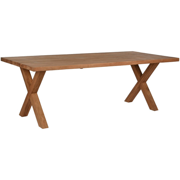 Dining Table Home ESPRIT Teak 220 x 100 x 76 cm-0