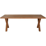 Dining Table Home ESPRIT Teak 220 x 100 x 76 cm-1