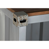 Shelves Home ESPRIT Grey Sky blue Metal MDF Wood 87 x 44 x 168,5 cm-7