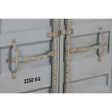 Shelves Home ESPRIT Grey Sky blue Metal MDF Wood 87 x 44 x 168,5 cm-5