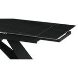 Dining Table Home ESPRIT Black Metal Ceramic 160 x 90 x 75 cm-1