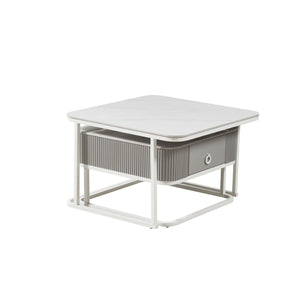 Centre Table Home ESPRIT White 70 x 70 x 45 cm-0