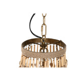 Ceiling Light Home ESPRIT Natural Jute Metal 50 W 50,5 x 50,5 x 148 cm-1