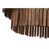 Ceiling Light Home ESPRIT Brown Golden Wood Metal Mango wood 50 W 60 x 60 x 48 cm-4