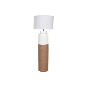 Floor Lamp Home ESPRIT White Brown 220 V 50 X 50 X 139,5 cm-0