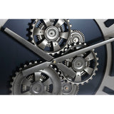 Wall Clock Home ESPRIT Champagne Metal Crystal 80 x 10 x 80 cm-2