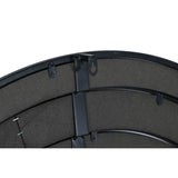 Wall Clock Home ESPRIT Black Golden Metal Crystal 108 X 8,5 X 108 cm-1