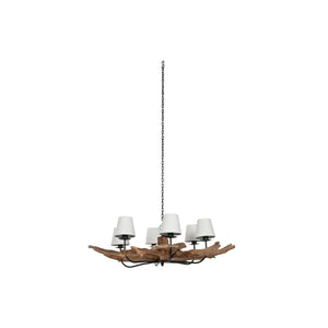 Ceiling Light Home ESPRIT Iron Teak 130 X 130 X 35 cm-0