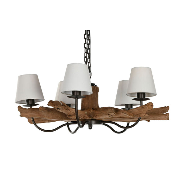 Ceiling Light Home ESPRIT Iron Teak 90 x 90 x 35 cm-0