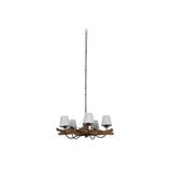 Ceiling Light Home ESPRIT Iron Teak 90 x 90 x 35 cm-2