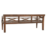 Bench Home ESPRIT Dark brown Teak 190 x 70 x 75 cm-5