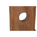 Free standing mirror Home ESPRIT Natural Crystal Teak 45 X 45 X 285 CM-3