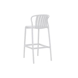 Table set with 2 chairs Home ESPRIT White Metal polypropylene 60 x 60 x 102 cm-1