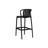Table set with 2 chairs Home ESPRIT Black Metal polypropylene 60 x 60 x 102 cm-5
