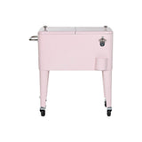 Portable Fridge Home ESPRIT Pink Steel polypropylene 74 x 43 x 80 cm-8