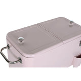 Portable Fridge Home ESPRIT Pink Steel polypropylene 74 x 43 x 80 cm-5