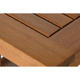 Table set with chairs Home ESPRIT Brown 230 x 100 x 75 cm-4