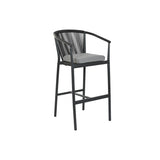Stool Home ESPRIT Aluminium synthetic rattan 57 x 61 x 108 cm-0