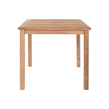 Dining Table Home ESPRIT Brown Teak 80 x 80 x 77 cm-1