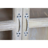 Display Stand Home ESPRIT White Crystal Mango wood 100 x 45 x 180 cm-4