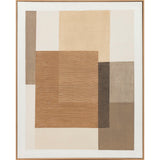 Painting Home ESPRIT Brown Beige Abstract Urban 80 x 4,5 x 100 cm (2 Units)-4