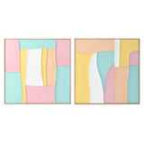 Canvas Home ESPRIT polystyrene Canvas 102 x 4,5 x 102 cm-0